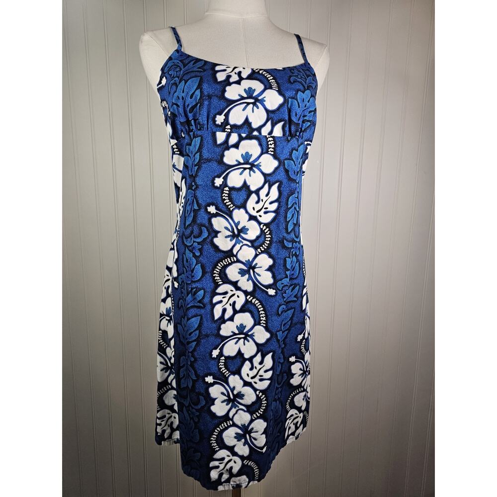 Ky's Vtg Tropical Hawaiian Dress Women's Size M Aloha Vacation Beach Resort